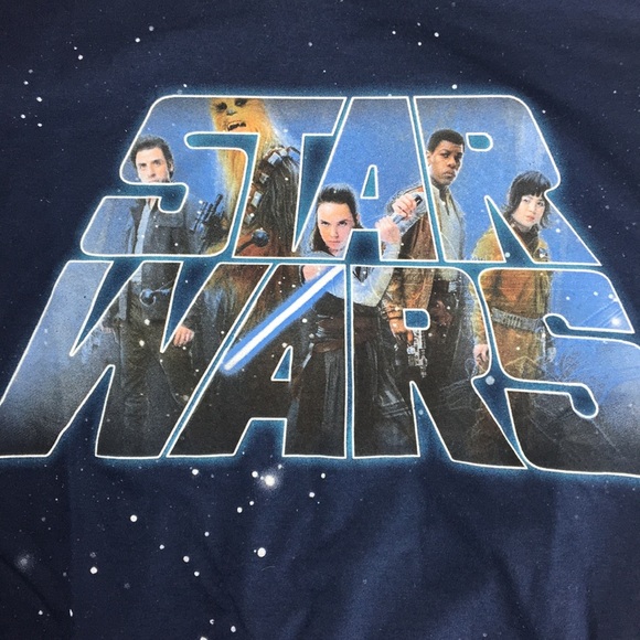 🇺🇸 Star Wars EP8 Group Logo T-Shirt XL - Picture 3 of 4
